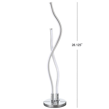 Cairo 26.25" LED Integrated Table Lamp - JONATHAN Y